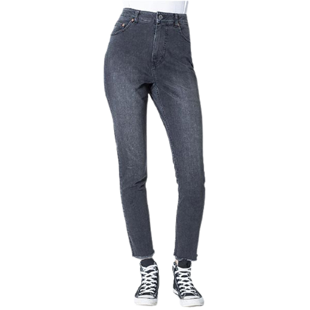 Women's Donna Salt N Papper Black Jeans-Γυναικείο Τζιν