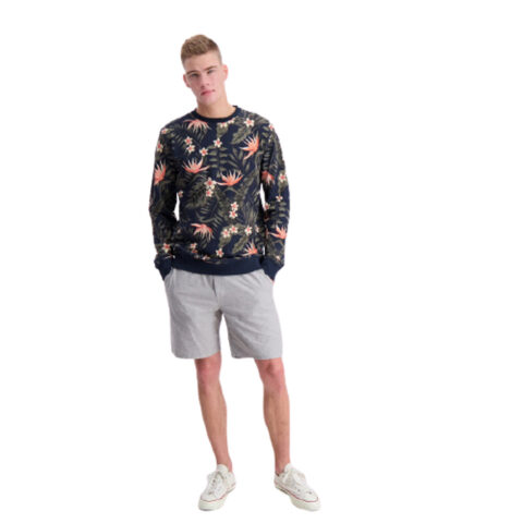 Men's Sweater Floral Pattern Shine Original