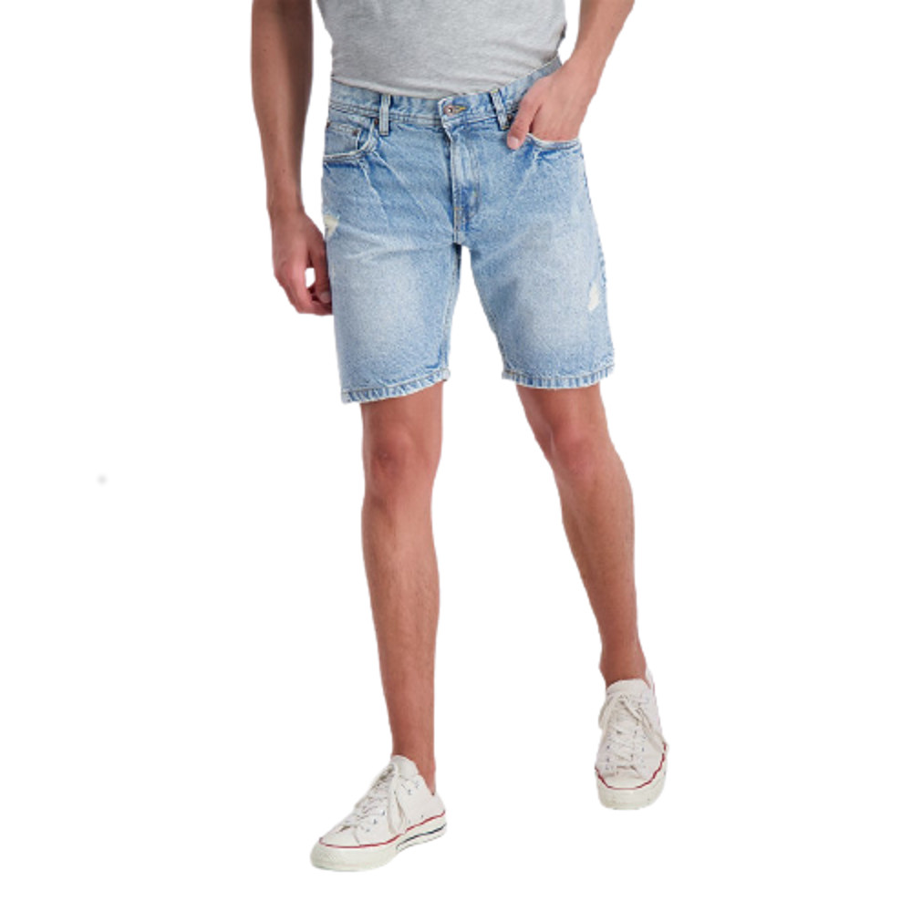 Shine Original Jeans Shorts Bleach Indigo