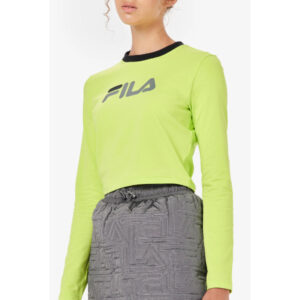 Fila Women's Jaya Long-Sleeve Crop T-Shirt