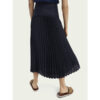 Scotch & Soda Women's Blue Pleated maxi skirt