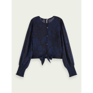 Scotch & Soda Women's Fitted top smock detail