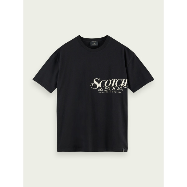 Scotch & Soda Men's Crewneck Organic Cotton T-Shirt