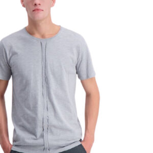 Men's T-Shirt Grey Crew Neck Shine Original