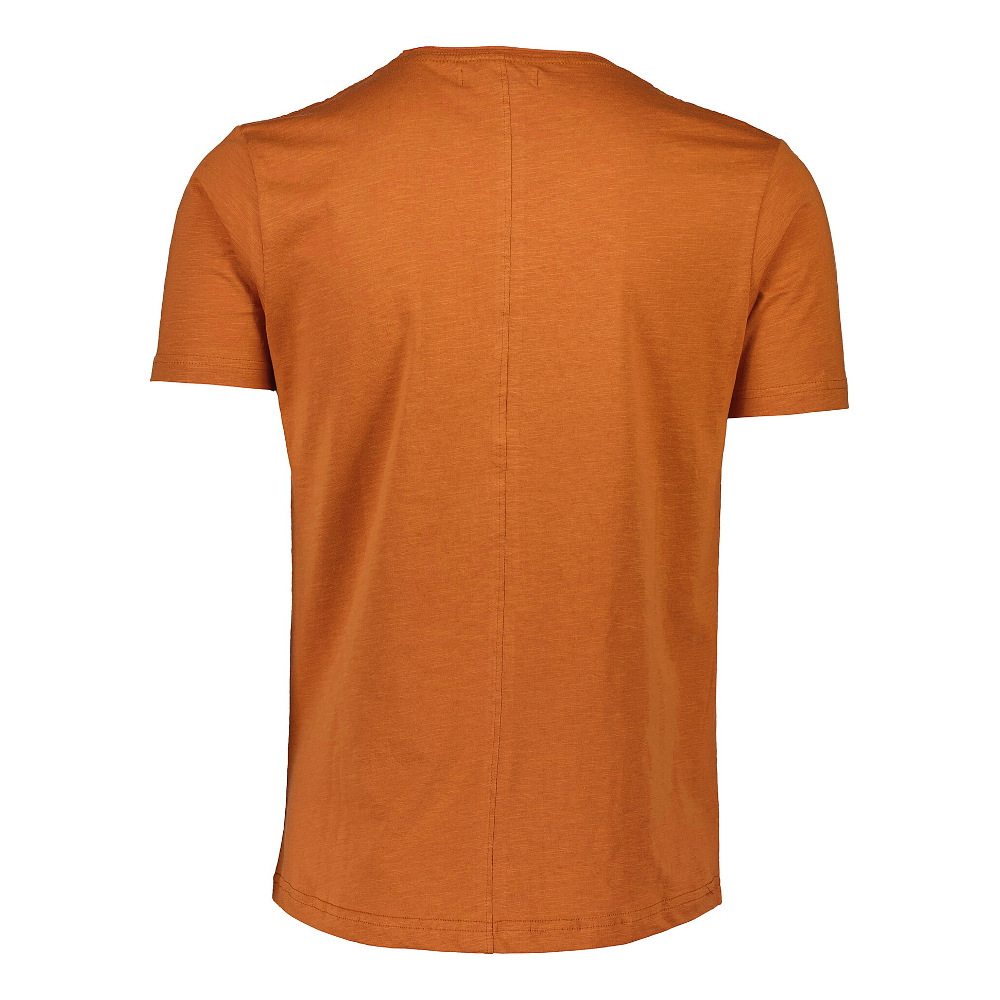 Men's T-Shirt Rust Orange Cotton