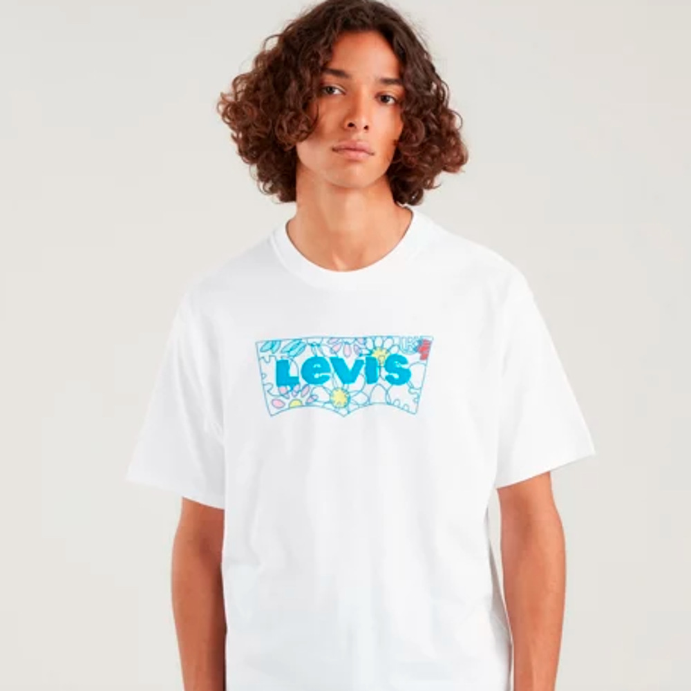 Levi's® Vintage Graphic-Tee Flower Batwing White