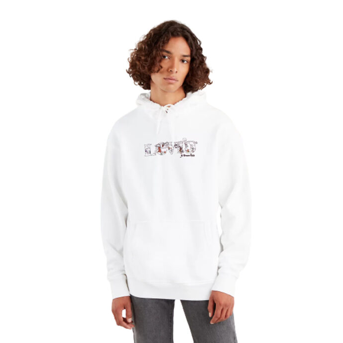 Levi's® Relaxed Graphic Men's Hoodie White