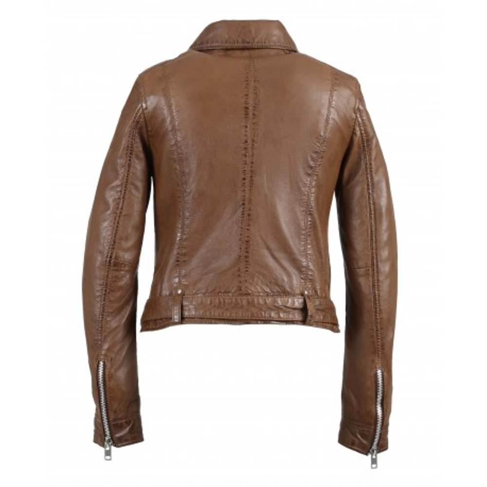 Oakwood VICKY Cognac Genuine Leather Jacket  