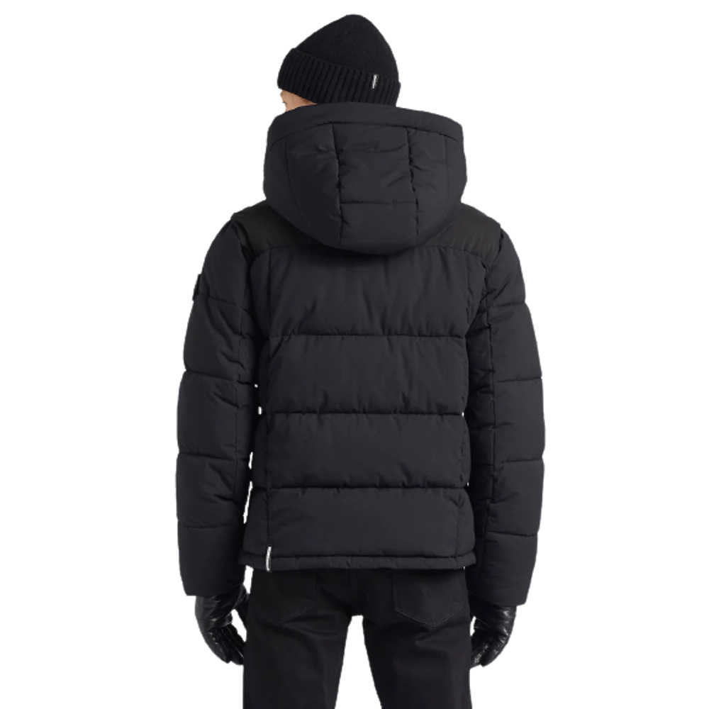 Khujo Men's Black Winter Jacket HELSINKI