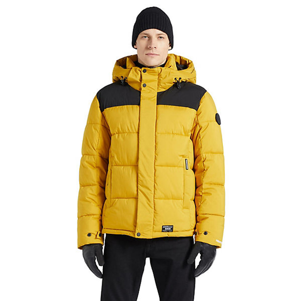 Khujo Men's Yellow Winter Jacket HELSINKI