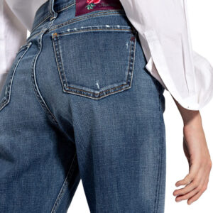 Replay Women's MAIJKE High-Rise Straight Crop Jeans