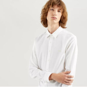 Levi's Men's White Battery HM Slim Fit Shirt
