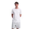 Lindbergh Men's Basic Slub Tee Short Sleeve White