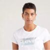 Levi's® Women's Perfect-Tee Rainbow Gradient White