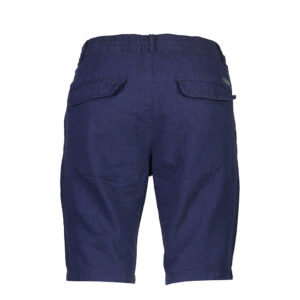 Lindbergh Men's Linen Shorts DK Blue