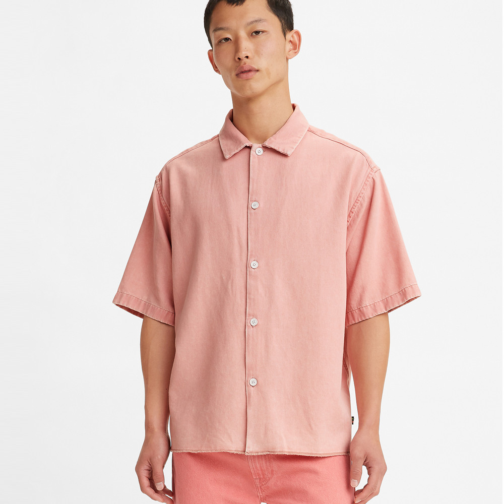 Levi's® Slouchy Shirt Short Sleeve Madder-Red