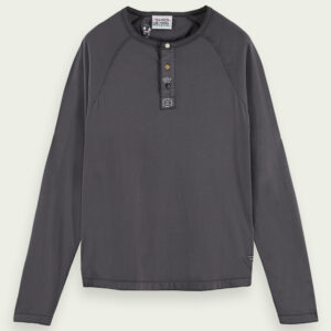 Scotch & Soda Garment-Dyed Long Sleeve Shirt