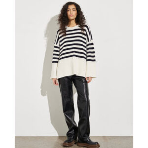 mbyM Rosso-M Knit Sweater - Striped