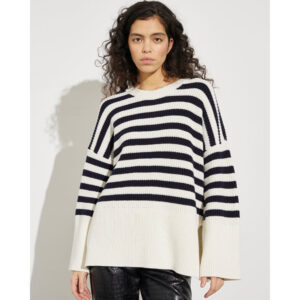 mbyM Rosso-M Knit Sweater - Striped