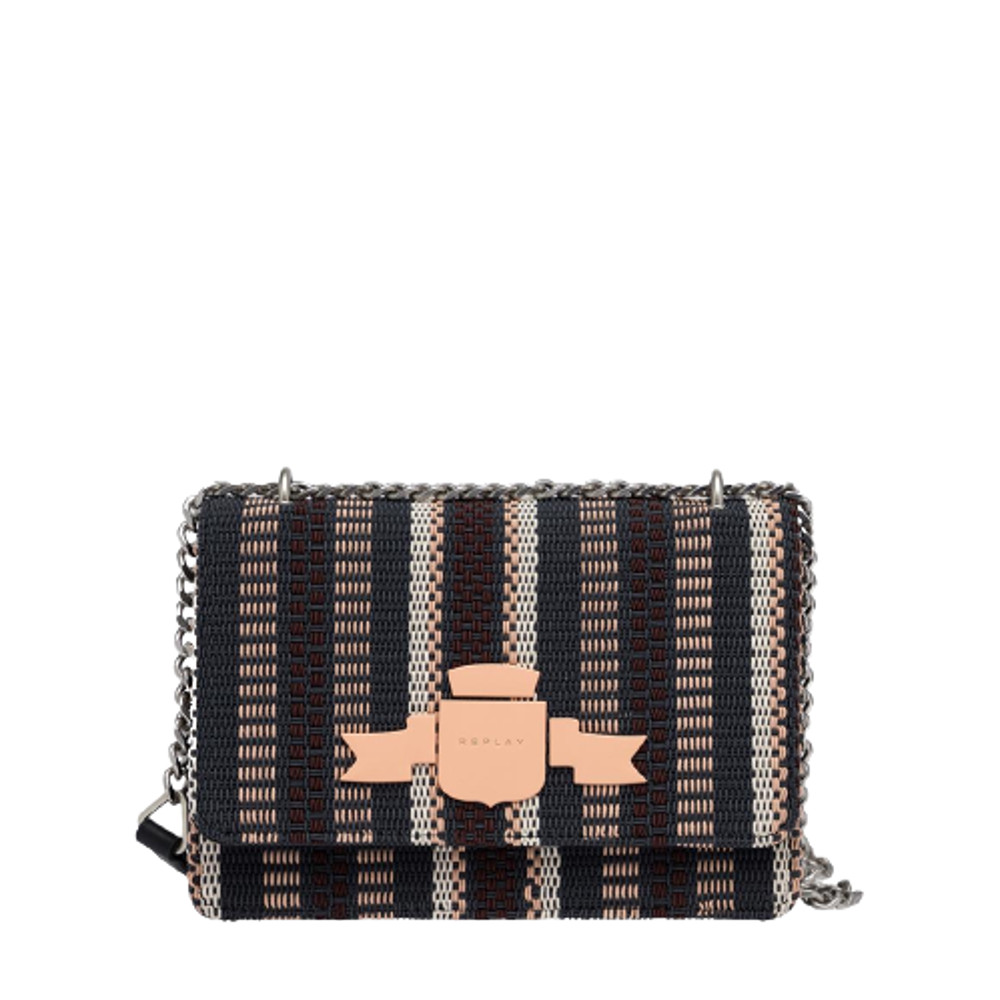 Replay Striped Phoenix Bag With Archive Logo