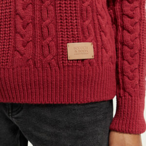 Scotch & Soda Men's Structured knit sweater