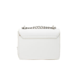 Replay Solid-Colored White Crossbody Bag