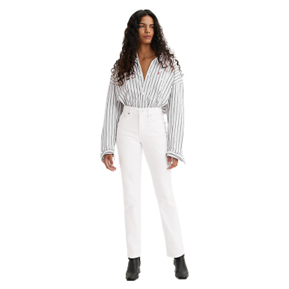 Levi's® 724 High Rise Straight-Western White