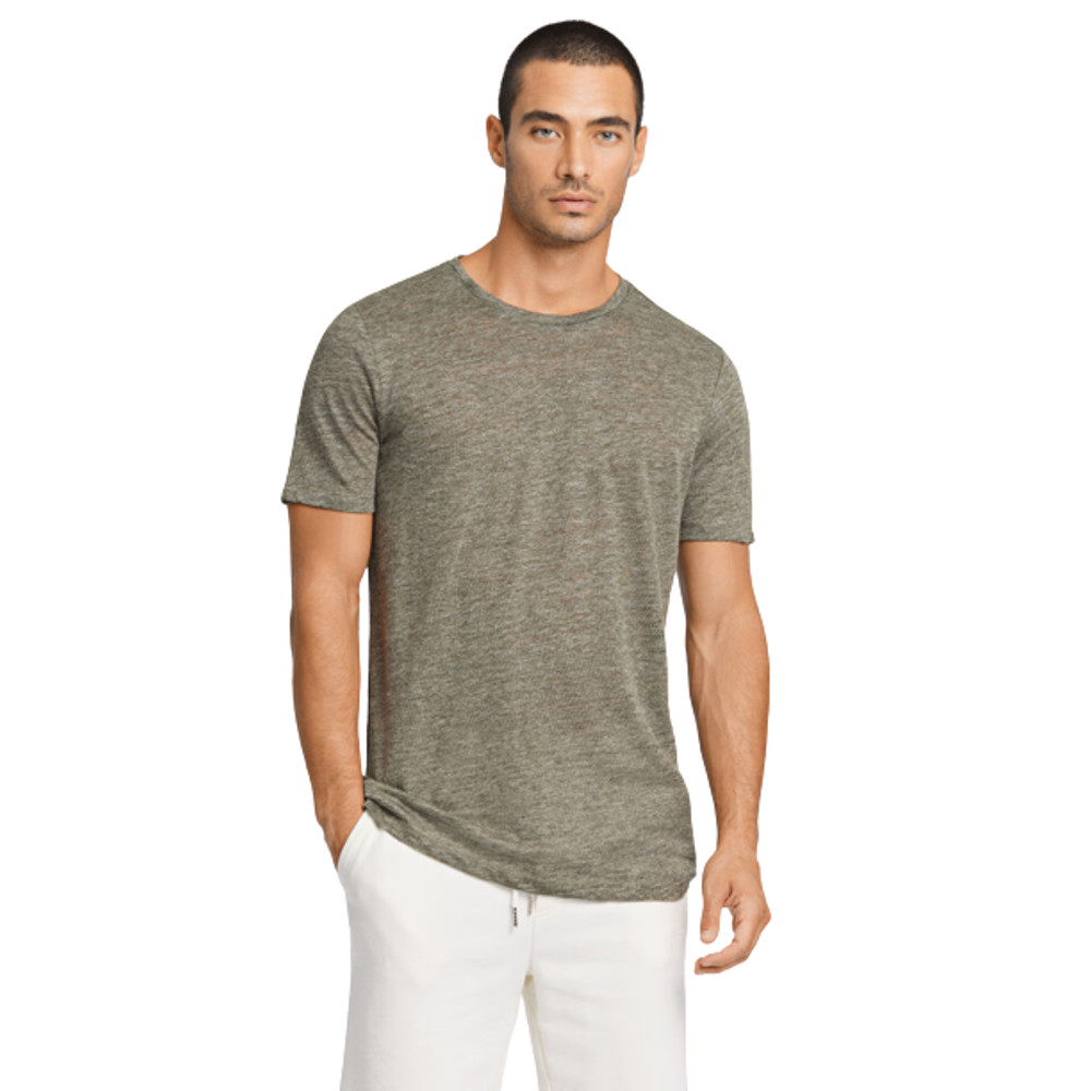 Lindbergh Men's Relaxed Linen T-Shirt